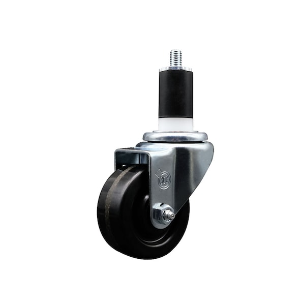 3'' SS Phenolic Wheel Swivel 1-1/2'' Expanding Stem Caster